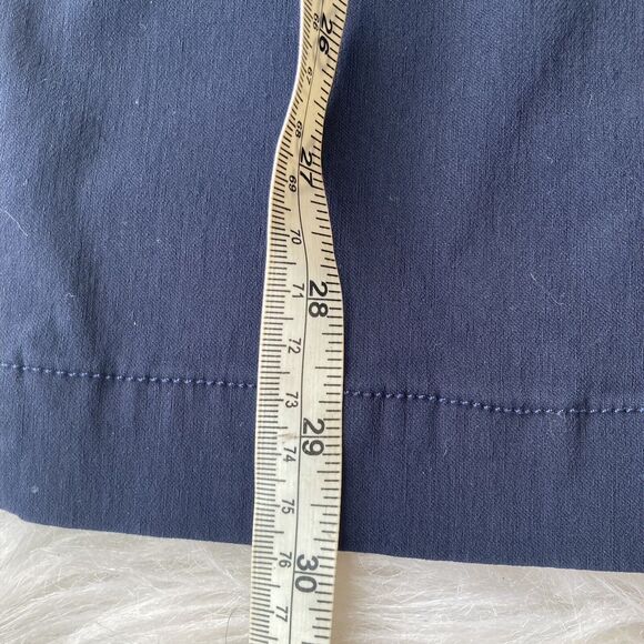 Slim-Sation Pants Sz 14 Navy Blue Pull On Capri Plus Size Stretch Summer Beach - Picture 8 of 11